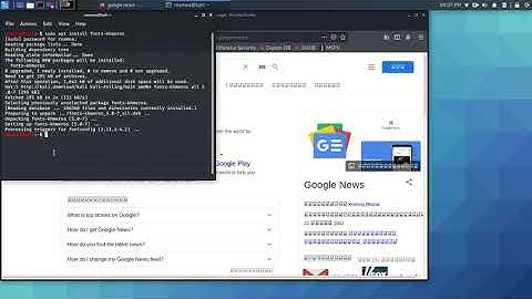 how to install fonts khmer on kali linux