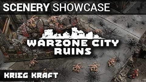 Warhammer 40k - Warzone City Ruins | Krieg Kraft - Scenery Showcase