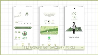 🚃   ́ ̵̖ Personaliza tu celular | estilo green aesthetic @yunght._01 screenshot 5