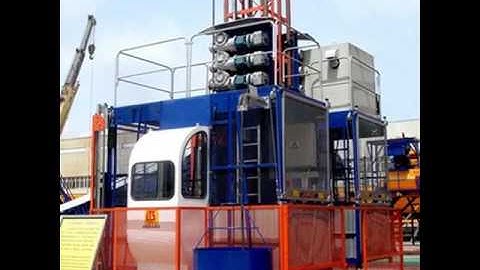 SC200 single cage construction elevator Hoists