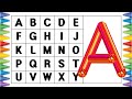 [알파벳 놀이] 유아와 어린이를 위한 ABCD 대문자 A부터 Z까지 쓰기 | Kids Alphabet A to Z | abc song | a for apple | abcd song