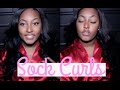 Heat Free Sexy Bombshell Curls Using...Socks?!