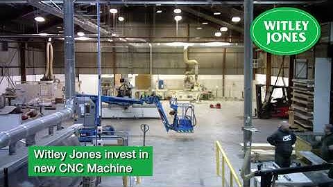 Installing a CNC Machine timelapse - Witley Jones invest in new machine capacity