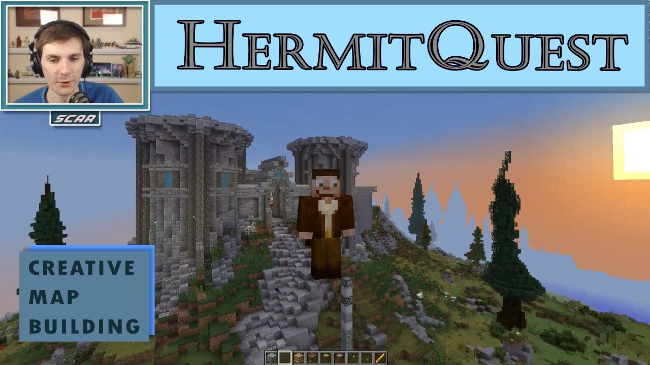 HermitQuest: Building the UHC Map! - GoodTimesWithScar Minecraft VOD