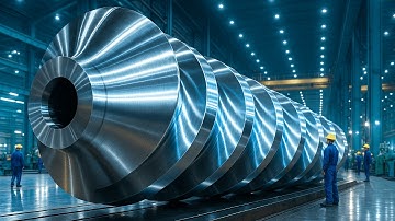 From Molten Steel to Giant CNC Parts – Incredible Forging & Machining Process