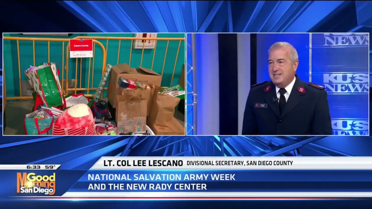 KUSI - National Salvation Army Week And The New Rady Center in Downtown San Diego - 5/18/2023