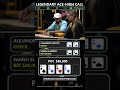 LEGENDARY ACE-HIGH CALL #poker #shorts