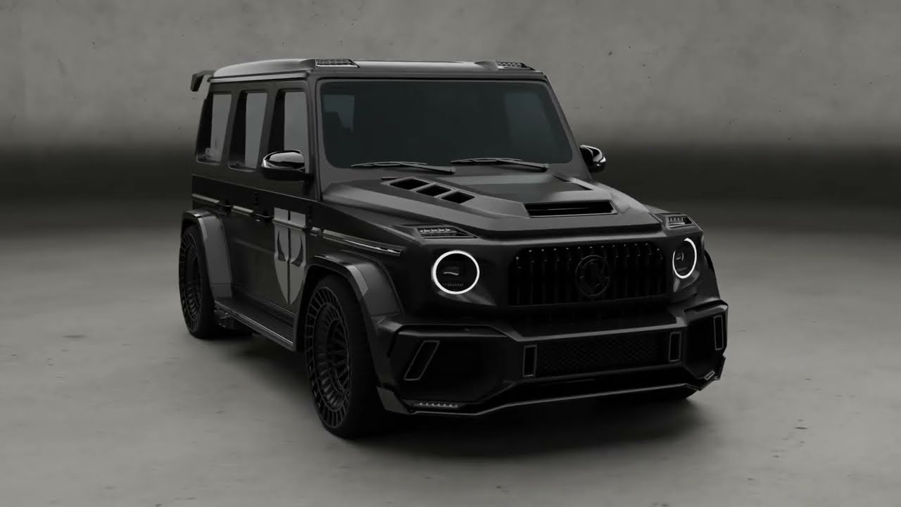 Baril Métal Custom 60L MERCEDES AMG – Noir Métallisé Avec Décorations CHROME