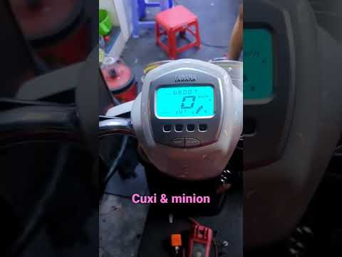Video yamaha cuxi và minion kết hợp với mod màu đồng hồ thật... - youtube