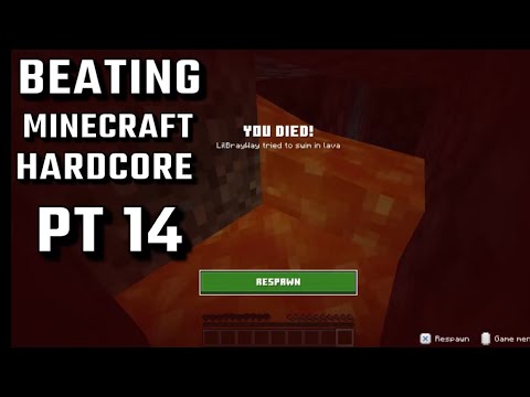 BEATING MINECRAFT HARDCORE PT. 14⛏️🏔️ - YouTube