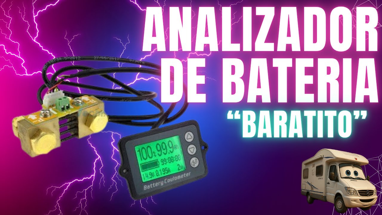 ANALIZADOR BARATITO  para BATERÍAS de la AUTOCARAVANA