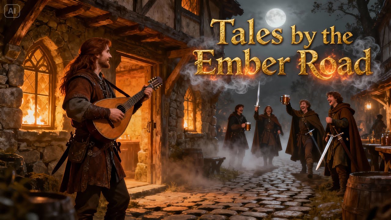 Tales by the Ember Road | Celtic Tavern Song of Adventure and Brotherhood