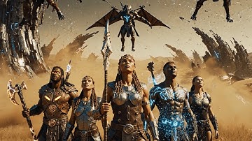 Million Years Ago: Heroes of the Desert Savanna | Epic War of Giants in Lost Time (AI  Trailer)