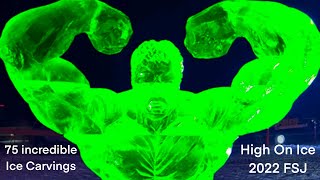 Over 75 INCREDIBLE Chilling ICE Carvings From HIGH ON ICE FESTIVAL, Fort Saint John BC