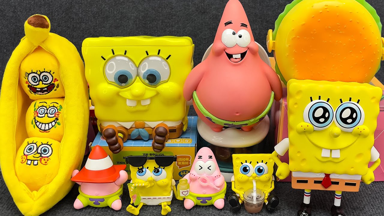 Ultimate ASMR Satisfying SpongeBob & Patrick Toy Collection Unboxing 🧽 TOY PLAYSET