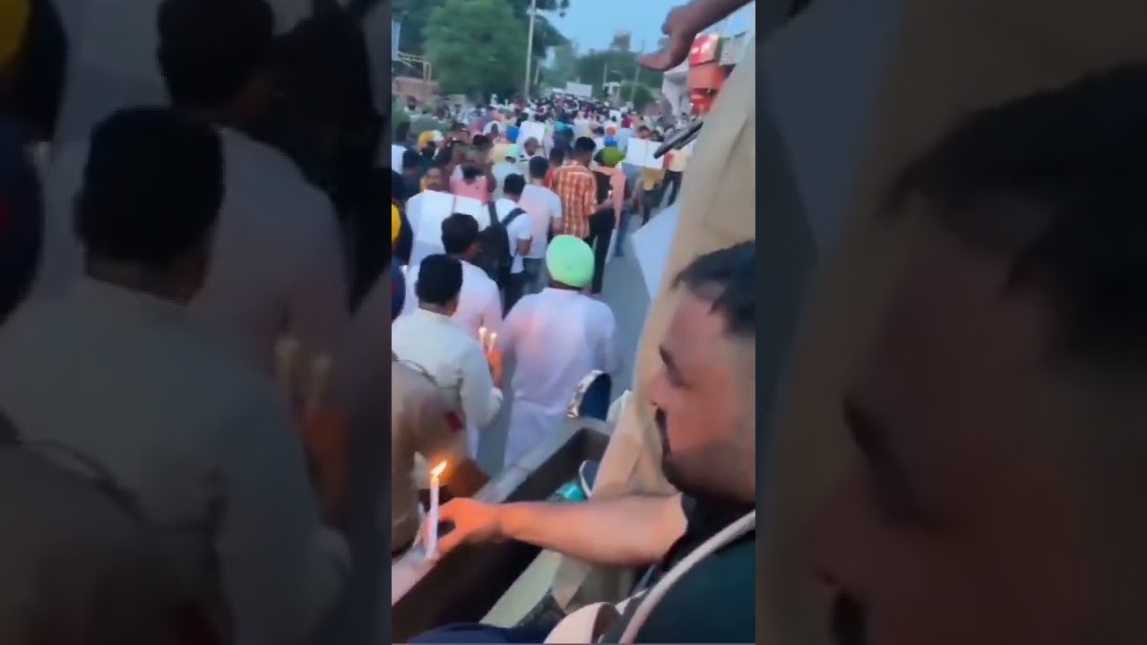 Sidhu Moose Wala candle march