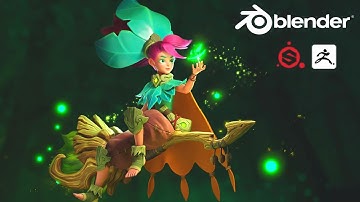 3D Stylized Character Workflow using Blender, ZBrush & Substance Painter