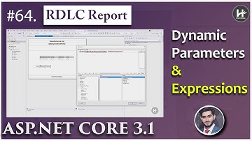 #64. Add dynamic parameters and expressions in RDLC Report | A Step-by-Step Guide 🚀 | RDLC Report