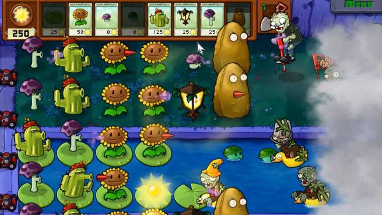 Plants vs Zombies Si Kentang Yang Ampuh.. Level 4 9
