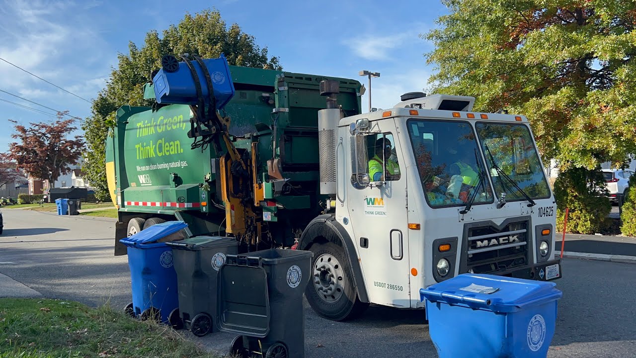 Waste Management Fall Garbage Trucks YouTube