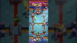 DOUBLE CROWNED HIM IN TIEBREAKER!  #clashroyale #doublecrown #royalgiant #cradvanced