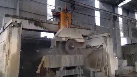 multiblade block cutter for granite with big-small blade combination