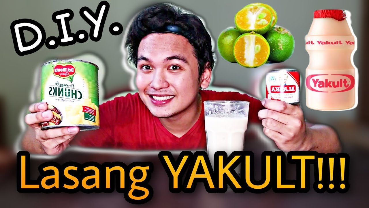 How to make your own YAKULT DIY Yakult (Homemade Yakult) LASANG YAKULT PRAMIS (3 INGREDIENTS