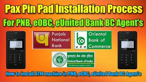 How to install Pax Device in PNB, eOBC, eUnited BC Point | mPOS Device installation process for PNB