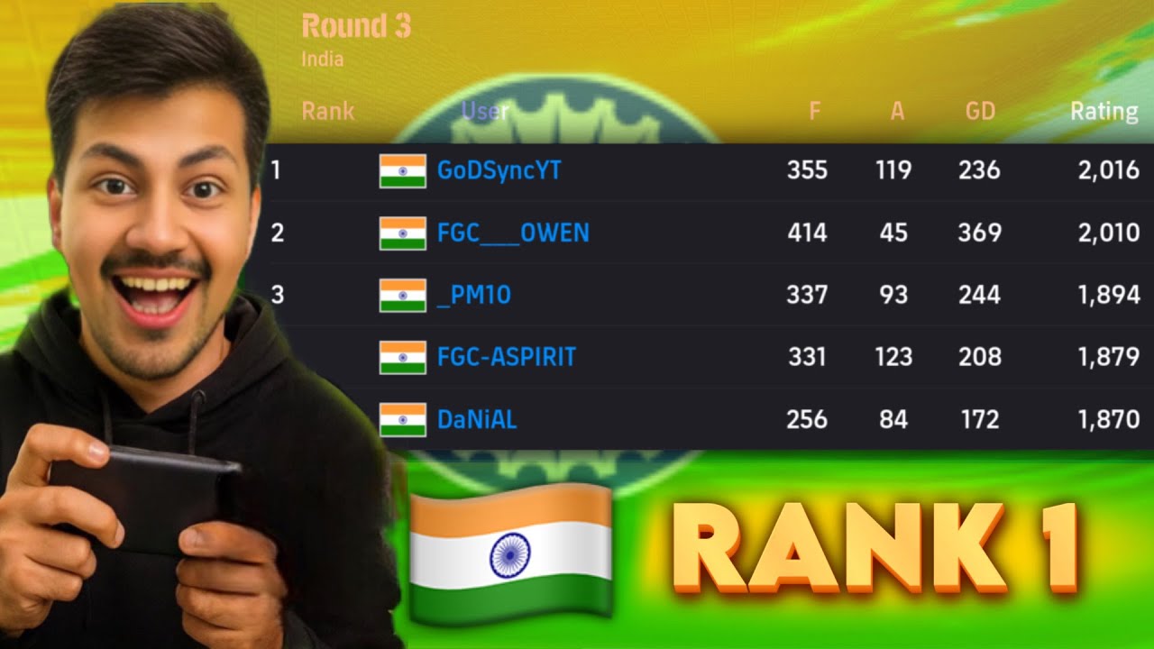 🔴FIFAe INDIA Rank-1 ✅ + 2 Days Left For eFootball 2026| 