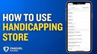 FanDuel Racing Handicapping Store How-To!