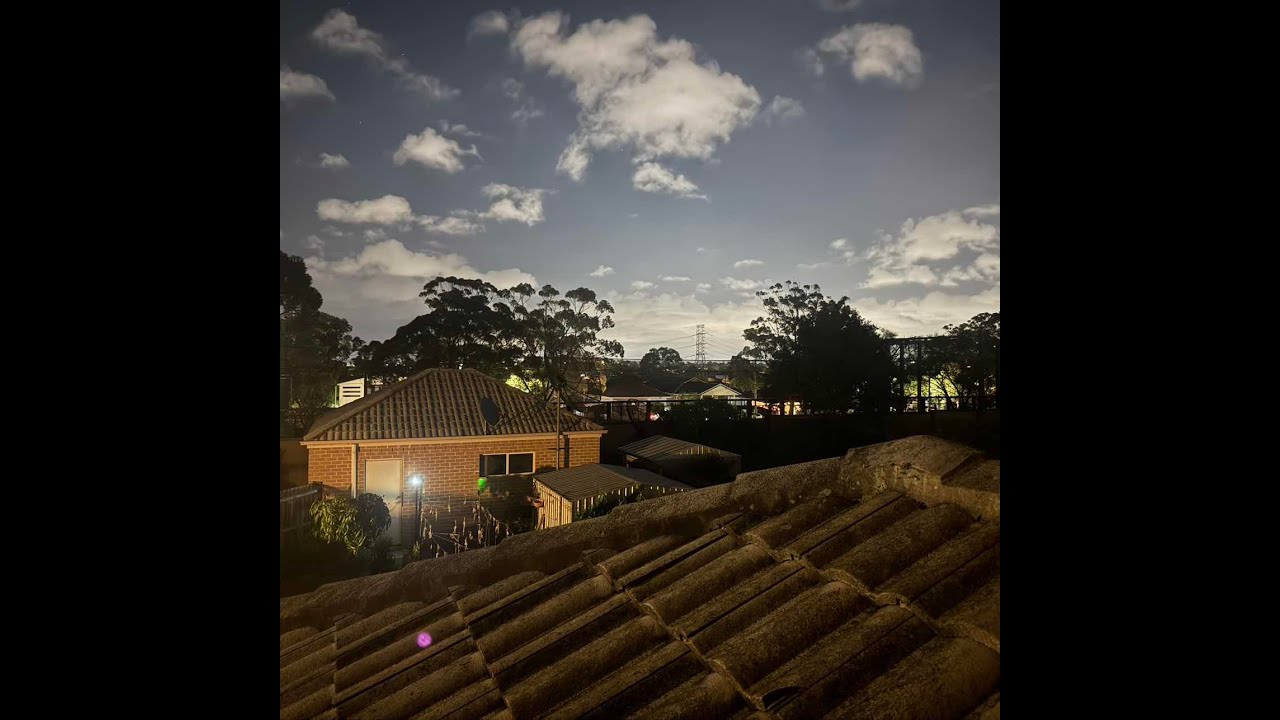 🔴 LIVE Sydney Backyard View: Silent And Dark Sky At Night | Australia