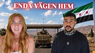 Vi tvingas köra genom SYRIEN