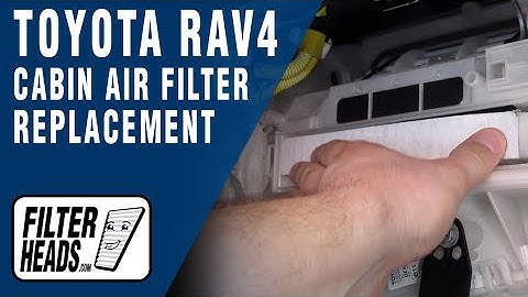 How to Replace Cabin Air Filter 2018 Toyota RAV4 | AQ1102