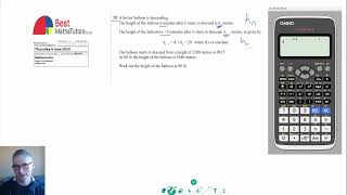 Iterative Formula GCSE Maths Edexcel Higher Tier Paper 2 Thursday 4 June 2020 Q19