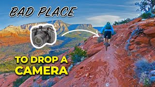 I lost a $2500 camera while mountain biking, so we went on a quest to find it