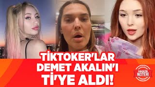Demet Akalin, Ti̇ktokerlara Alay Konusu Oldu Magazi̇n Noteri̇