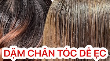 CHIA SẺ KỸ THUẬT DẶM CHÂN TÓC ĐỀU MÀU AI CŨNG LÀM ĐƯỢC| KỸ THUẬT LÀM TÓC| NGỌC TÓC