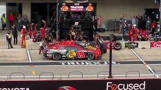 17-Sec Pit Stop! No. 19 Bass Pro Shops Martin Truex Jr at COTA Austin, TX, Mar 24, 2024