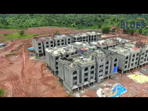 Bird's Eye View of the Construction update from Jun - Sep at Axis Blues | Dodamarg, Sindhudurg