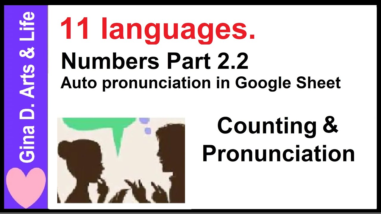 11 Languages. Numbers Part 2.2 Counting & Pronunciation. - YouTube