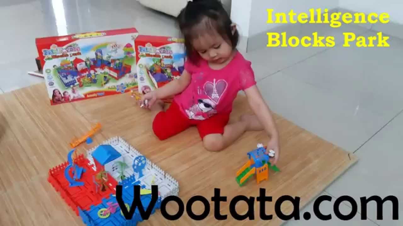 Mainan Balita Cerdas Intelligence Blocks Park - YouTube