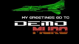 Fighters Demo / Muro (1989, Atari 8 bit) | 1080p50