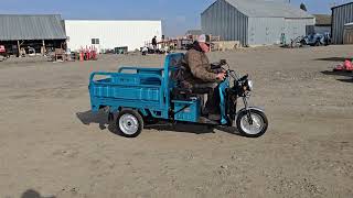 Lot 171U - 2025 Electric Tricycle With Dump Bed. January 20Th, 2025 Online Auction