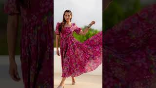 Pink Jungle Dress Collection: Floral Finesse and Elegance   fashion