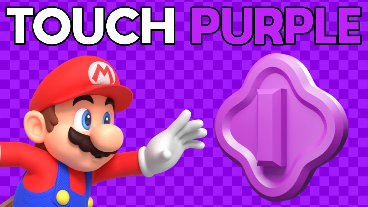 How Fast can you Touch PURPLE in Every Mario Game?