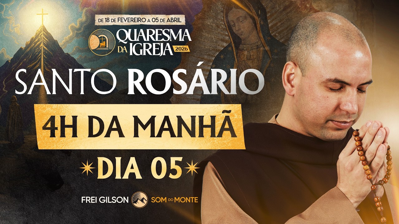 Santo Rosário |  5° Dia | Quaresma 2026 | 23/02 | 03:40 | Live Ao vivo