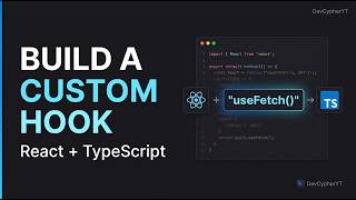 How to Build a Custom React Hook with TypeScript