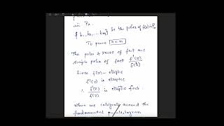 A non-constant elliptic function has equally many poles as it has zero| complex analysis 2| MSc 2nd