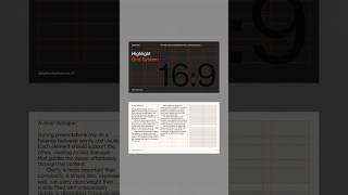 Swiss typography for 16:9