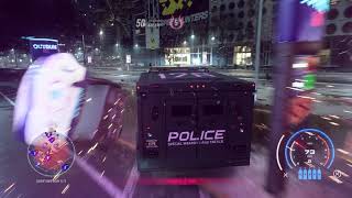 Need For Speed Heat - Police SWAT Van vs. Maximum Heat Level Cops!